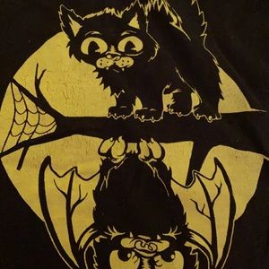 Halloween Cat T shirt